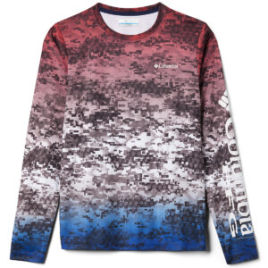 Columbia Kids Pfg Super Terminal Tackle Long-Sleeve Shirt - Size S