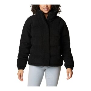 Columbia Ruby Falls Novelty Jacket (Black Doodle Sherpa) Women's Clothing