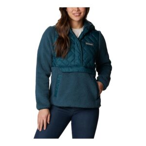 Columbia Sweet View Fleece Hooded Pullover (Night Wave) Women's Clothing