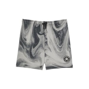 Converse Kids High-Rise Knit Shorts (Big Kids) (Black) Girl's Clothing