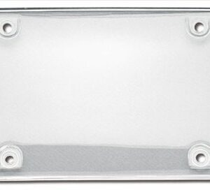 Cruiser Accessories 72100 Bubble Novelty License Plate shield- Clear
