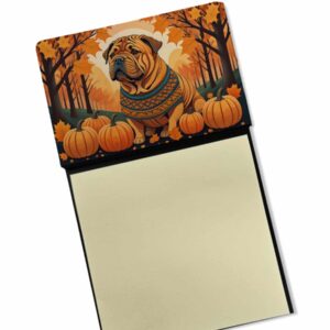 DAC1070SN 5.25 x 3.25 in. Shar Pei Fall Sticky Note Holder