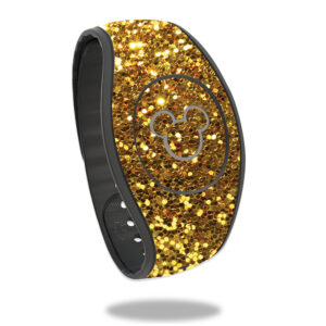 DIMABA17-Gold Dazzle Skin Decal Wrap for Disney MagicBand 2 Sticker - Gold Dazzle