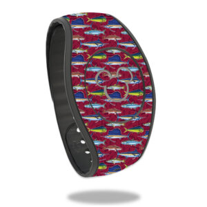 DIMABA17-Saltwater Collage Skin Decal Wrap for Disney MagicBand 2 Sticker - Saltwater Collage