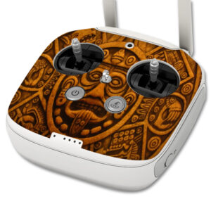 DJPH3PROCO-Carved Aztec Skin for Dji Phantom 3 Professional Quadcopter Drone Controller Wrap Cover Sticker - Carved Aztec