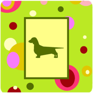 Dachshund Foam Coasters - Set 4