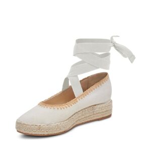 Dolce Vita Morgan (Ivory Canvas) Women's Flat Shoes
