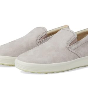ECCO Soft 7 Casual Slip-On Sneaker (Grey Rose/Powder) Women's Shoes