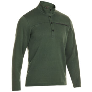 EMS Men's Fireside Sweater Fleece Button Pullover - Size S