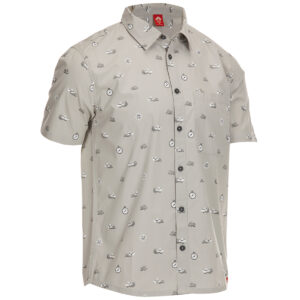 EMS Men's Poplin Printed Shirt - Size XL