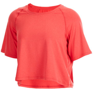 EMS Women's Essence Peak Boxy Cropped Short-Sleeve Tee - Size M