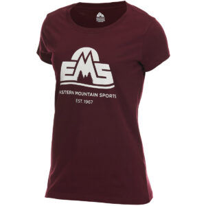 EMS Women's Logo Short-Sleeve Graphic Tee - Size S