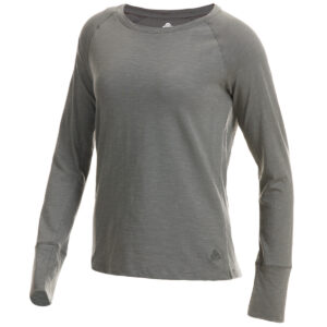 EMS Women's Solid Organic Slub Long-Sleeve Tee - Size S