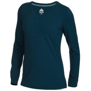 EMS Women's Vital Peak Long-Sleeve V-Neck Tee - Size XS