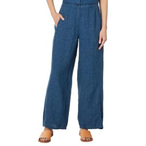 Eileen Fisher Wide Ankle Pants (Atlantis) Women's Casual Pants