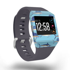 FITION-Billfish Stripes Skin for Fitbit Ionic - Billfish Stripes