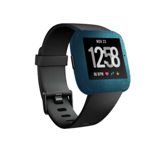 FITVE-Blue Swirls Skin for Fitbit Versa Smartwatch - Blue Swirls