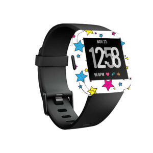 FITVE-Smiley Stars Skin for Fitbit Versa Smartwatch - Smiley Stars