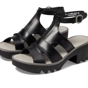 FLY LONDON TAWI496FLY (Black Bridle) Women's Shoes