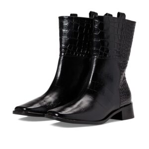 FREDA SALVADOR Soren (Black Oversized Croc) Women's Boots