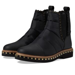 Free People Atlas Puffer Chelsea Boot (Black) Women's Shoes
