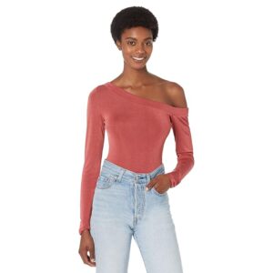 Free People Thats Hot Bodysuit (Red Clover) Women's Jumpsuit & Rompers One Piece