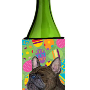 French Bulldog Easter Eggtravaganza Wine bottle sleeve Hugger - 24 Oz.