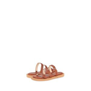 Frye Faye Strappy Slide (Cognac) Women's Shoes