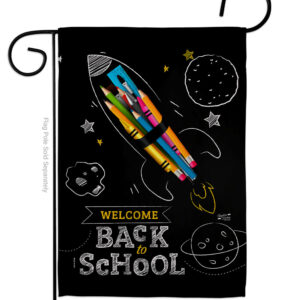 G135425-BO Weclome Back to School Education 13 x 18.5 in. Double-Sided Decorative Vertical Garden Flags for House Decoration Banner Yard Gift