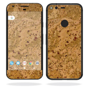 GOOPIXL-Cork Skin for Google Pixel XL 5.5 in. Wrap Cover Sticker - Cork