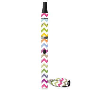 GRGSLIM-Rainbow Chevron Skin for Grenco G Slim Ground Material, Rainbow Chevron