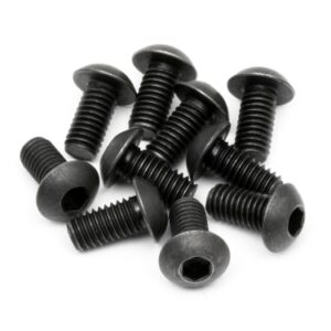HPIZ351 M3 x 6 mm Button Head Screw, 10 Piece
