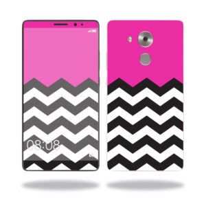 HUMATE81-Hot Pink Chevron Skin for Huawei Mate 8 Wrap Cover Sticker - Hot Pink Chevron