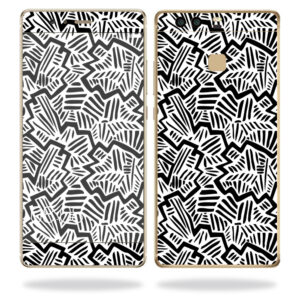 HUP9-Abstract Black Skin for Huawei P9 Wrap Cover Sticker - Abstract Black