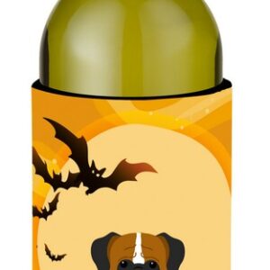 Halloween Flashy Fawn Boxer Wine Bottle Beverge Insulator Hugger