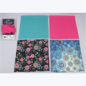 Headband & Scarf, Assorted Color - 4 Piece