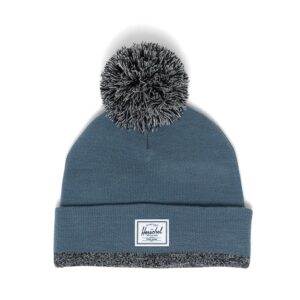 Herschel Supply Co. Elmer Stripe Pom (Steel Blue) Beanies