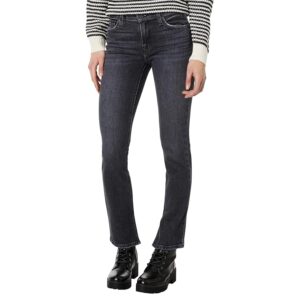 Hudson Jeans Nico Mid-Rise Straight (Inseam Slit) in Black Star (Black Star) Women's Jeans