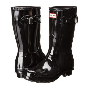Hunter Original Short Gloss (Black) Women's Rain Boots