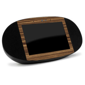 JBLIVI-Dark Zebra Wood Skin for JBL Link View - Dark Zebra Wood