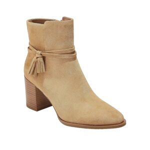 Jack Rogers Timber Tassel Bootie Suede (Sand) Women's Boots