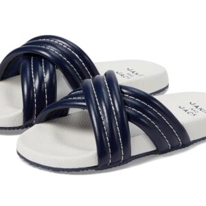 Janie and Jack Stripe Pool Slide (Toddler/Little Kid/Big Kid) (Multicolor) Girls Shoes