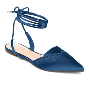 Journee Collection THEIA (Blue) Women's Flat Shoes