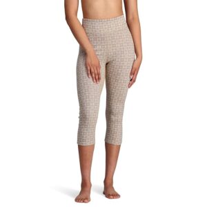 KARI TRAA Rose Light Base Layer Capri Pants (Oat) Women's Casual Pants