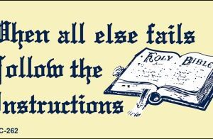 KC-262 Follow Instructions Novelty Key Chain