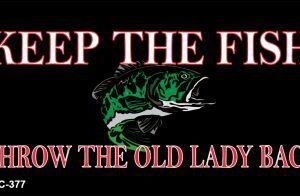 KC-377 Keep The Fish Novelty Key Chain