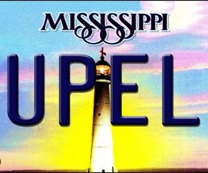 KC-6560 1.5 x 3 in. Tupelo Mississippi State License Plate Key Chain