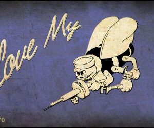 KC-8570 1.5 x 3 in. I Love My Seabee Novelty Metal Key Chain