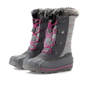 Kamik Kids Frosty Lake (Little Kid / Big Kid) (Gray/Pink) Girls Shoes