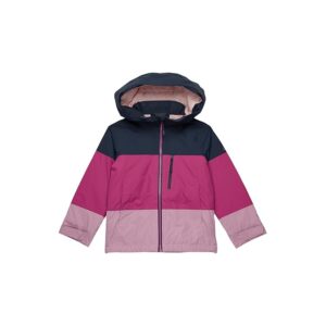 L.L.Bean Wildcat Water Resistant Ski Jacket (Big Kids) (Carbon Navy/Magenta Haze) Clothing